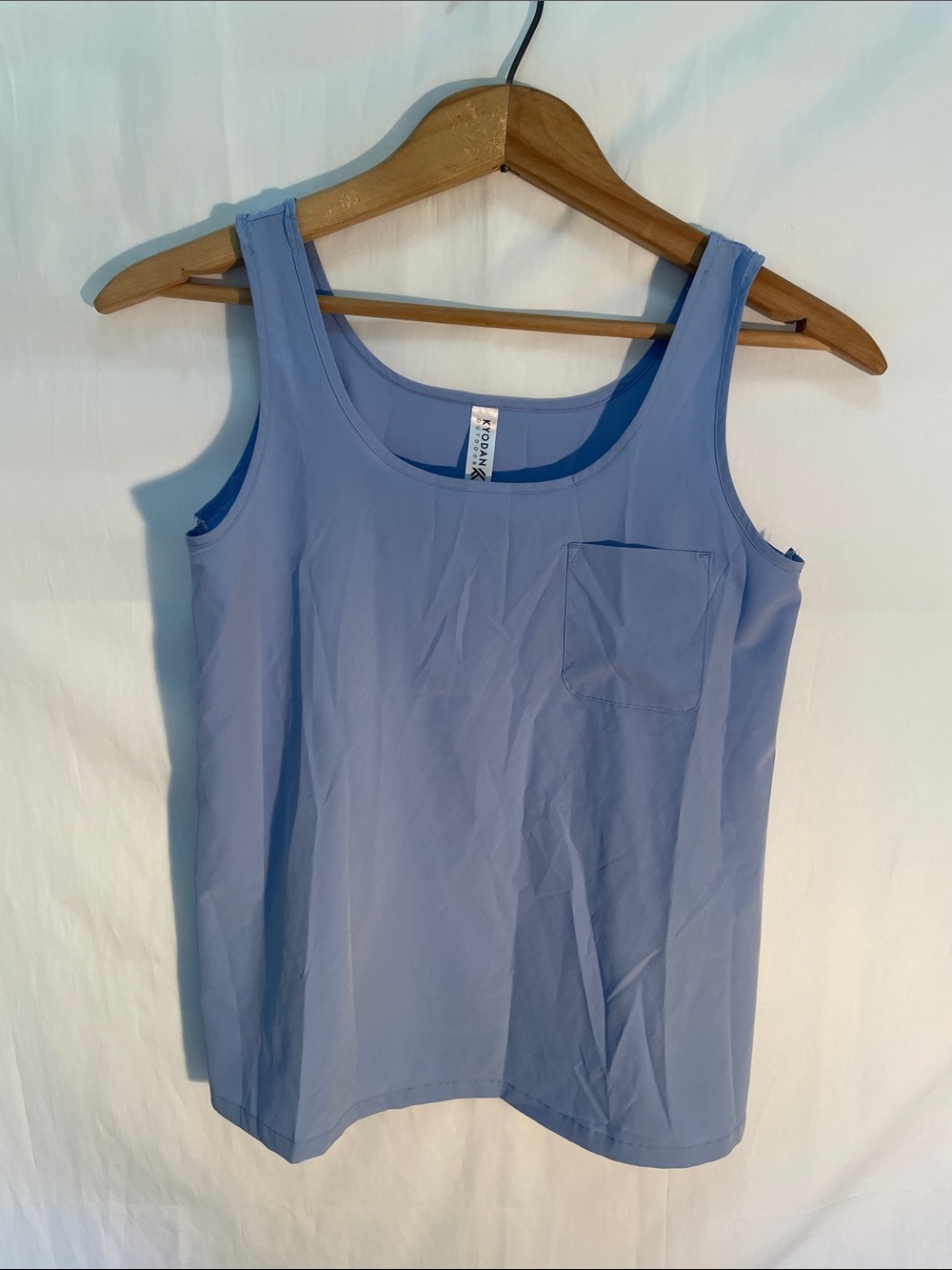 Kyodan Light Blue Sleeveless Pocket Tank Top